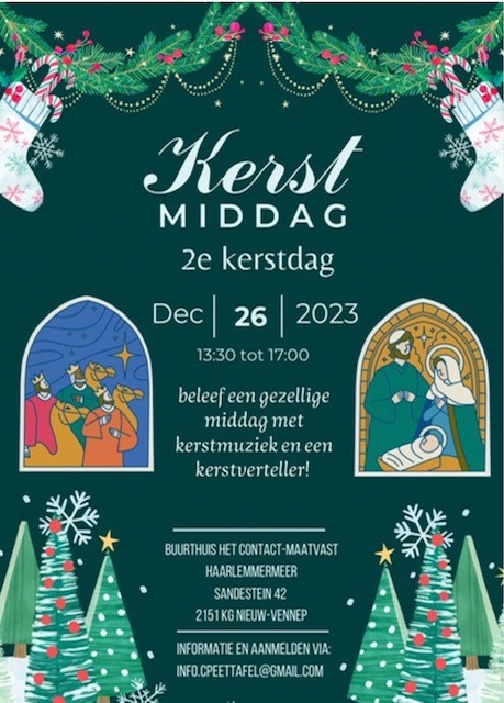 Kerst-in in Het Contact in Nieuw-Vennep